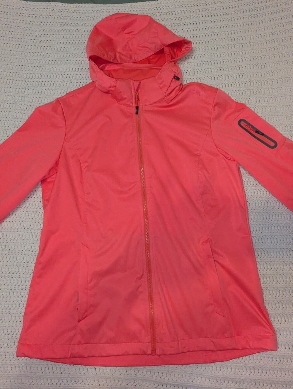 CMP Pink Hooded Softshell Jacket